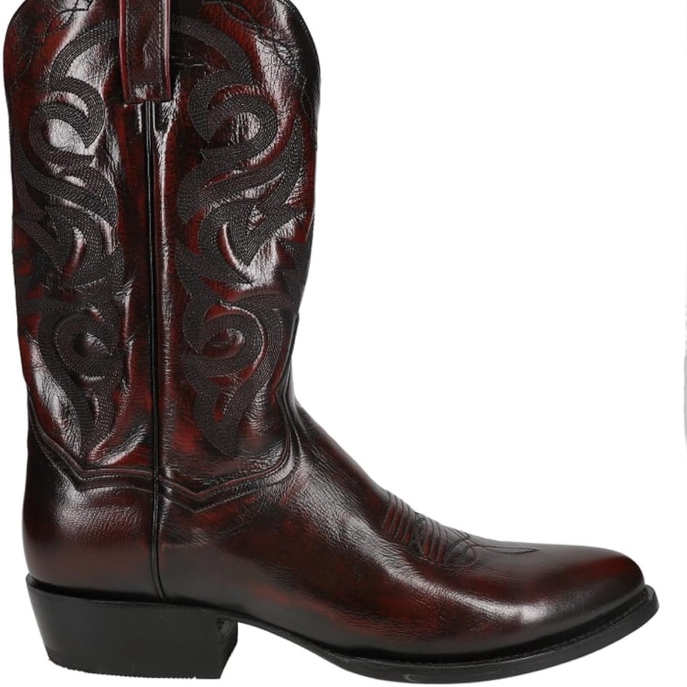 Dan Post Mens Milwaukee Round Toe Casual Boots Mid Calf - Black cherry size 7 D